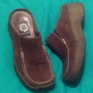 Yellow Box Depot 5.5M Brown Suede Women's Mules